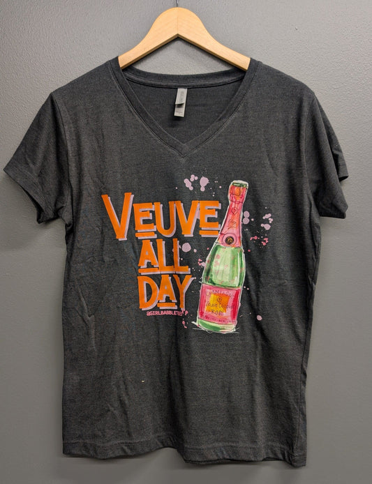 Veuve All Day V-Neck Tee