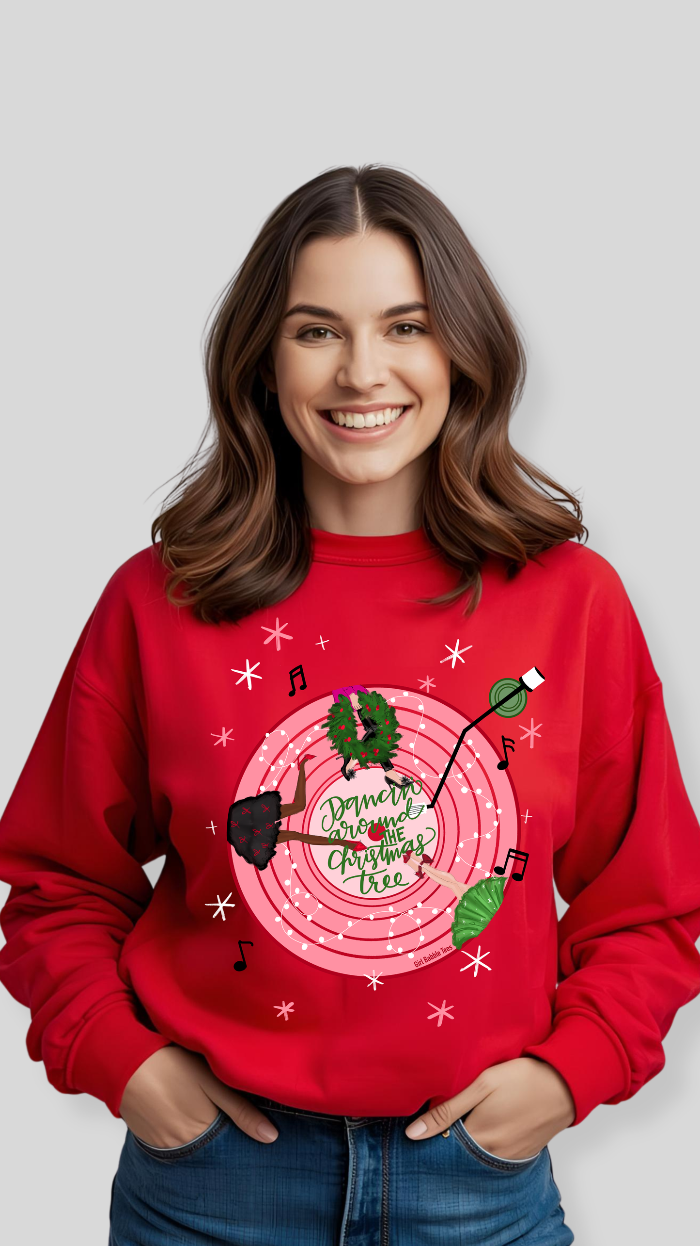 Dancing Around Christmas Tree Sweatshirt
