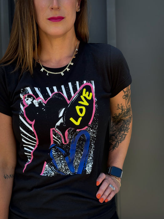 Neon Love Tee