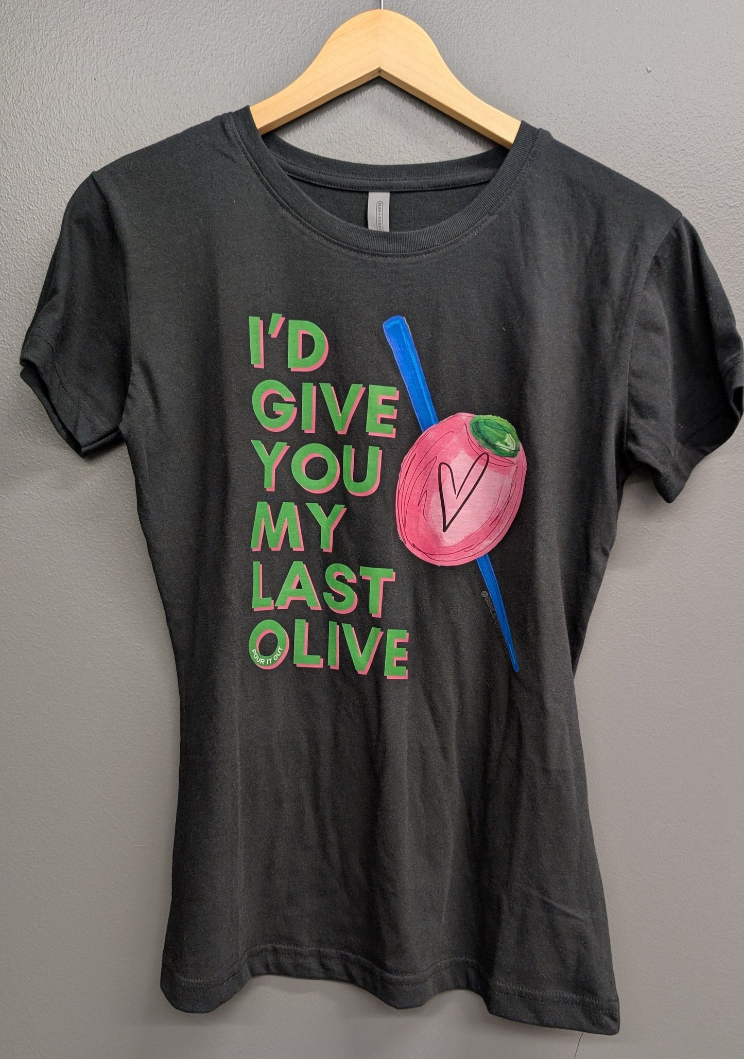 Last Pink Olive Tee