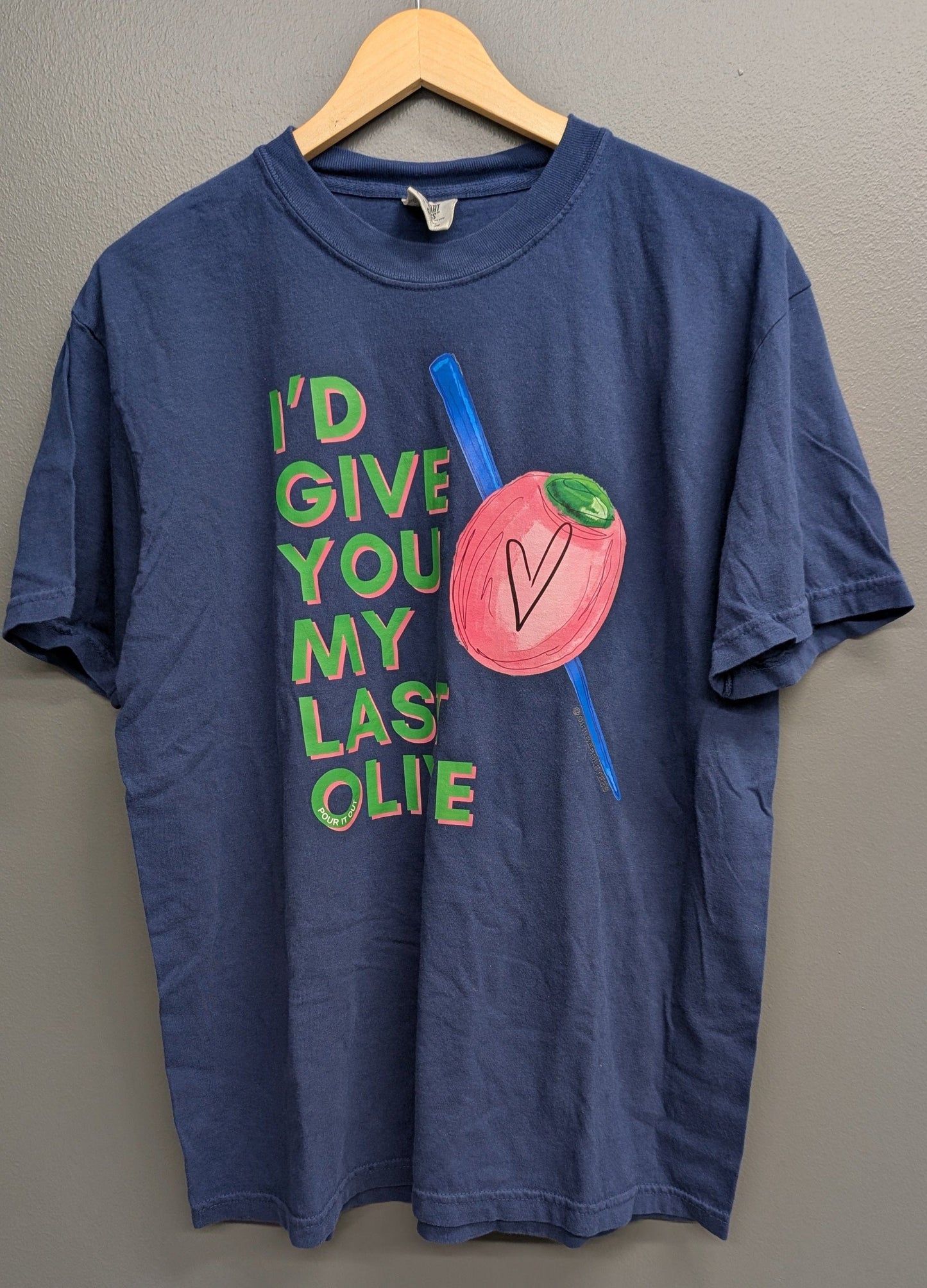 Last Pink Olive Tee